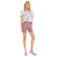 Be Nation Γυναικεία κοντομάνικη μπλούζα Printed Crop Top